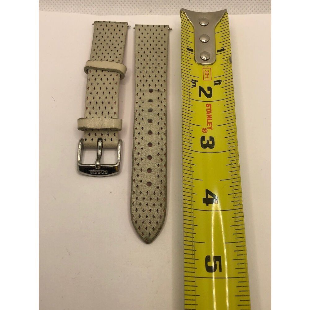 Authentic Fossil Watch Full Band Genuine Leather 18mm EZ114